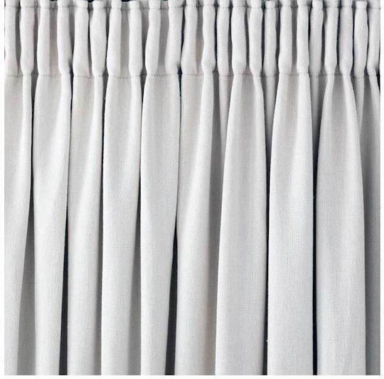 Continuous Pleat Curtain Tape White 6.5cm Width Price Per Meter