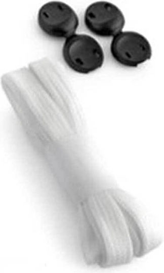 White Gym Suit Cord 1pc 12mm X 1.80cm