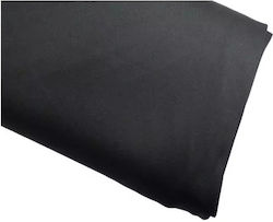 Φόδρα Ελαστική Interlock 140cm Φάρδος Μαύρο Τιμή Ανά Μέτρο