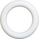 Plastic Curtain Rod Rings 3.5cm White