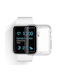 Carcasă de Silicon în culoarea Transparent pentru Apple Watch Series 2, Apple Watch Series 3