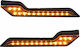 Barkbusters Paar LED-Blinker-001-02-am Orange Linse 2 Stück