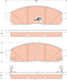 Nissan Nv200 Brake Pads 10 L200 05-14 Fullback 16 Vp3502-p182