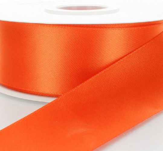 Kyriacou Satin Single-Faced Ribbon 25mmx50m Orange Psaxxxxx-xxxx25-68xxxx