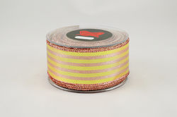 Loneta Ribbon Foil Stripes Gold-Dusty Pink 5.5 ...