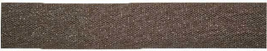 Decorative Single-Sided Ribbon 20mm Width Beige Silver Glitter Price Per Meter
