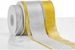 Metallic Lurex Band 10mm 25yds OEM Silber