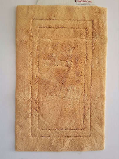 Abyss & Habidecor Πατάκι Μπάνιου Βαμβακερό Palace 040178-885 Κίτρινο 50x80εκ.