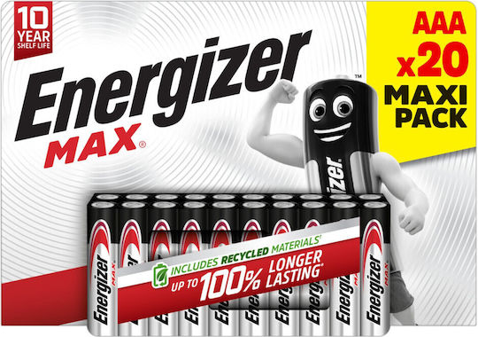 Energizer Baterii Alcaline AAA 1.5V 20buc