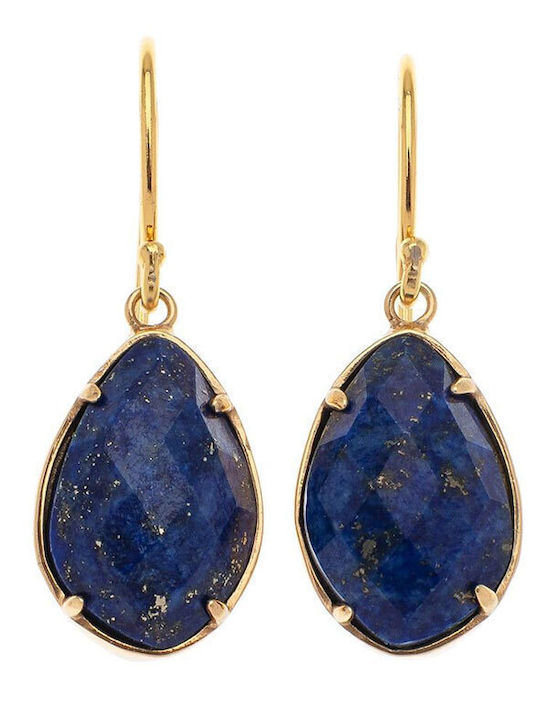 Arteon Earrings made of Silver Gold Plated with Stones