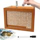 Kakeibo Box Japanese Wooden Retro Piggy Bank Sa...