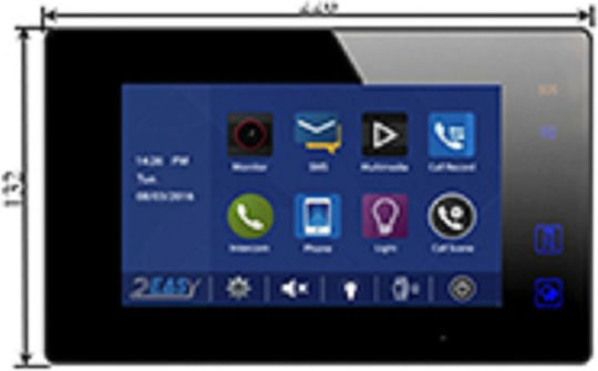 V-tec Dt47mg V2 Td7-b V2 High Quality Color 7" Lcd Monitor Touch Screen