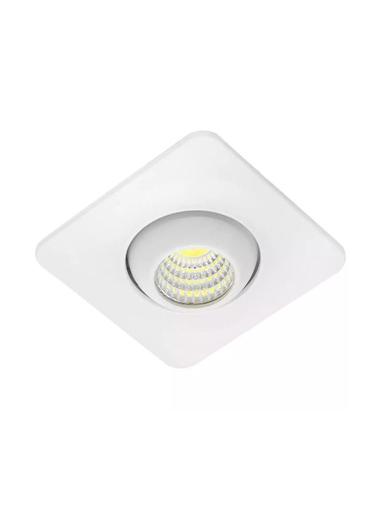 Spot Încorporat cu LED Integrat Alb 1buc
