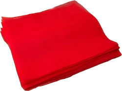 Pătrat Tulle 13x13cm Roșu 100buc