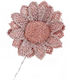 Handgemachte Blumen Staubiges Rosa 4x4cm 12 Stück M8270