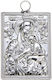 Icoană argintie 3x4cm Nu2007-1 Nv22-51.00003.20071