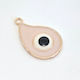 Pink Eye Drop Rose Gold Outline M92 Rin-m92