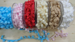 Pom Pom Borte 25mm 9m 376 Rosa