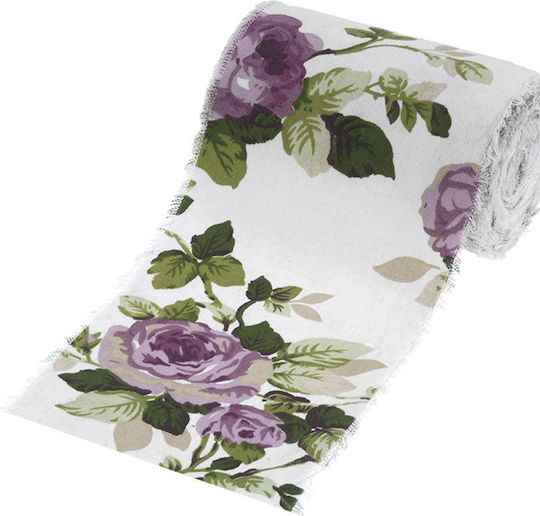 Florales Leinenband 15cm x 10m D127/150
