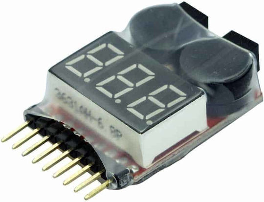 Lipo-checker 1-8s In A Shrink Tube Adjustable