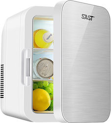 Mini Cosmetic Fridge Flippy Dual Heating Cooling Function Portable 8l Gray
