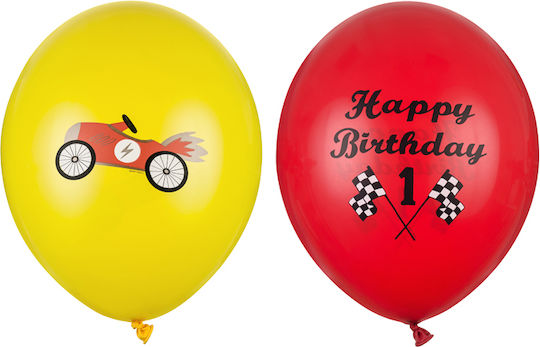 Σετ 6 Μπαλόνια Disney Cars Latex Μπλε 30εκ.