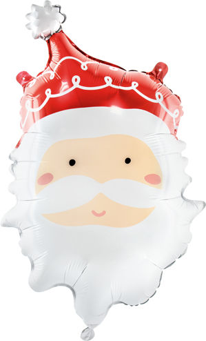 Balloon Foil Jumbo Red Santa Claus 60cm