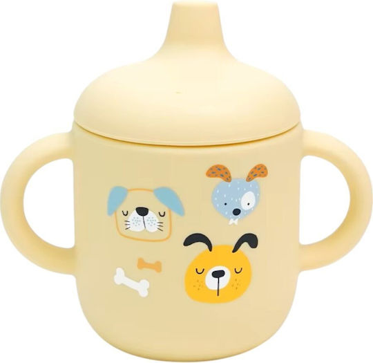 Queen Mother Kleinkinderbecher aus Silikon Beige
