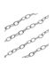 Theodora's Jewellery Men's Steel Gold Plated Necklace Length 38cm
