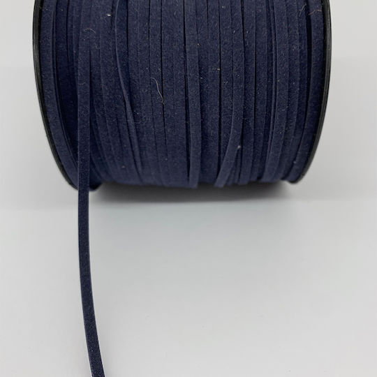 Blaues Wildlederband 3mm x 100m A182blue Rin-a182blue