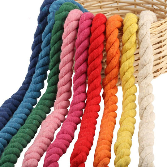 Twisted Cotton Cord 10mm 10m Spool 110-b 6 Gold