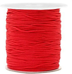 Sfoară Macrame Roșie 1mm Metru