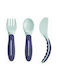 Mam Set Baby Cutlery 515 Made of Plastic for 6+...