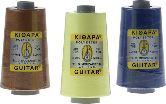 Ață de cusut din poliester Guitar Art 705 5000m 5429 Burgundy