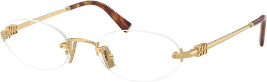 Miu Miu Mu53wv 5ak1o1 Vollrandbrille Metallgestell