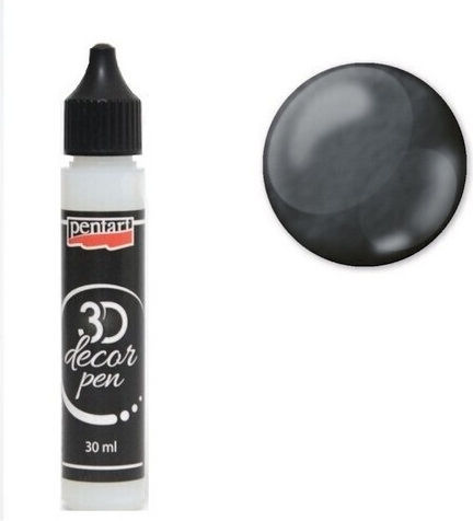 3d Decor Pen Pentart 30 Ml Black