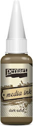 Μελάνι Media Ink Pentart 20ml Dark Sand