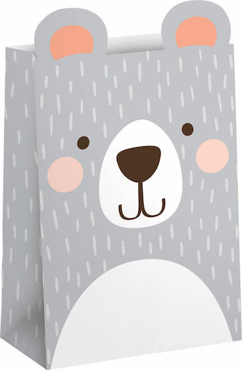 Paper Gift Bags Bear 11.4x20cm 8pcs