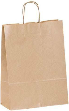 Metron Packaging Bag Paper Bag 40x30x11cm Kraft Twisted Handle 25pcs