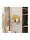 Shelf Wall Short Gold 28x12x23cm
