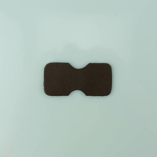 Leather Belt End 4*8.5cm Dark Brown G Belt 4cm
