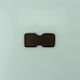 Leather Belt End 3.5*7.5cm Dark Brown Belt 3.5cm