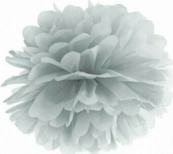 Silver Paper Pom Pom