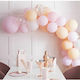 Rosa Ballongirlanden-Set