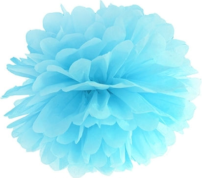 Fluffy Pom Pom Sky Blue 35εκ 1τεμ