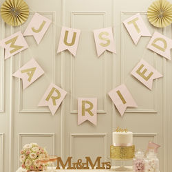Γιρλάντα Just Married Pastel 3,5 Μέτρα Γιρλάντα Just Married Pastel 3,5 Μέτρα