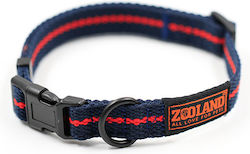 Zooland Περιλαίμιο Cotton Webbing Μπλε S 1.5x24-36cm