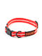 Zooland Περιλαίμιο Cotton Webbing Κόκκινο M 2x33-50cm