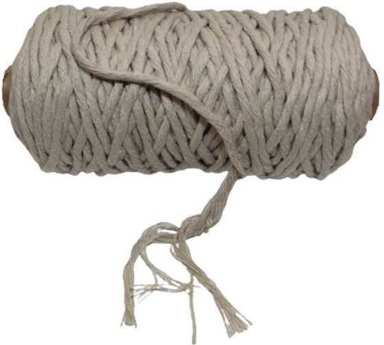 Macrame Yarn Beige Spool 200g Thickness 3mm 1pc