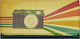 Unisex Handmade Greek Vegan Leather Eco-Friendly Tobacco Pouch with Magnetic Closure Retro Camera Design